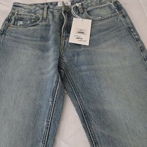 Frame low slouch boot cut jeans